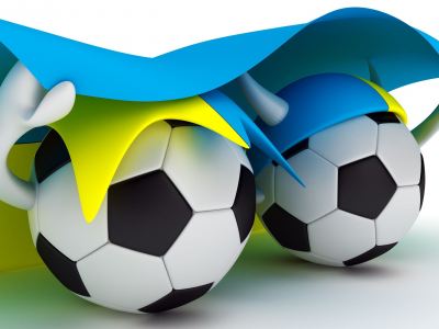 украина, футбол, спорт, флаг, мяч, 2012