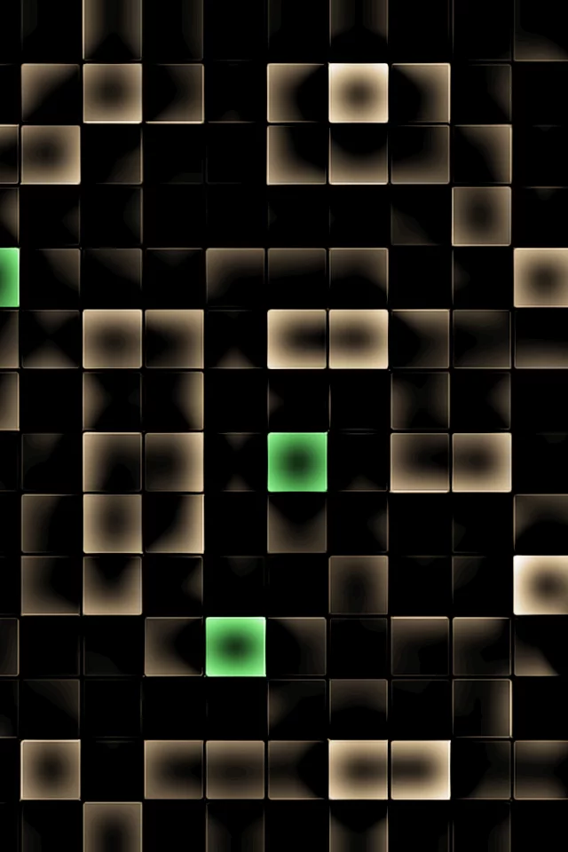 pattern, black, gold, square
