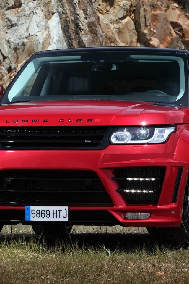 range rover, clr, rs, lumma, design, красный