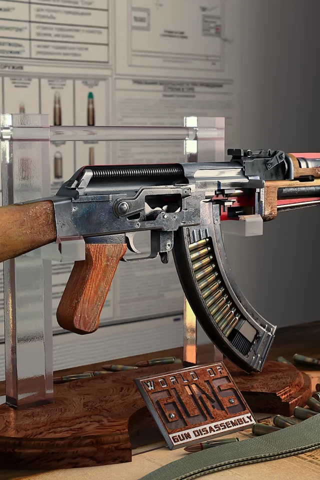 kalashnikov cutaway, ak 47, патроны, автомат, разрез, alexander iartsev