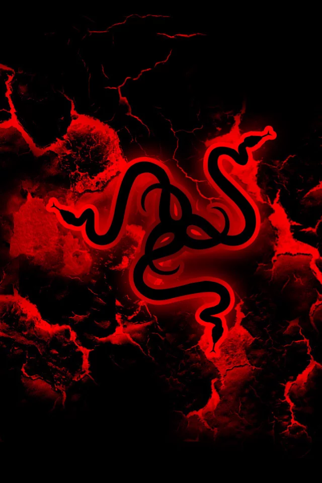 razer, logo, desktop wallpaper, red