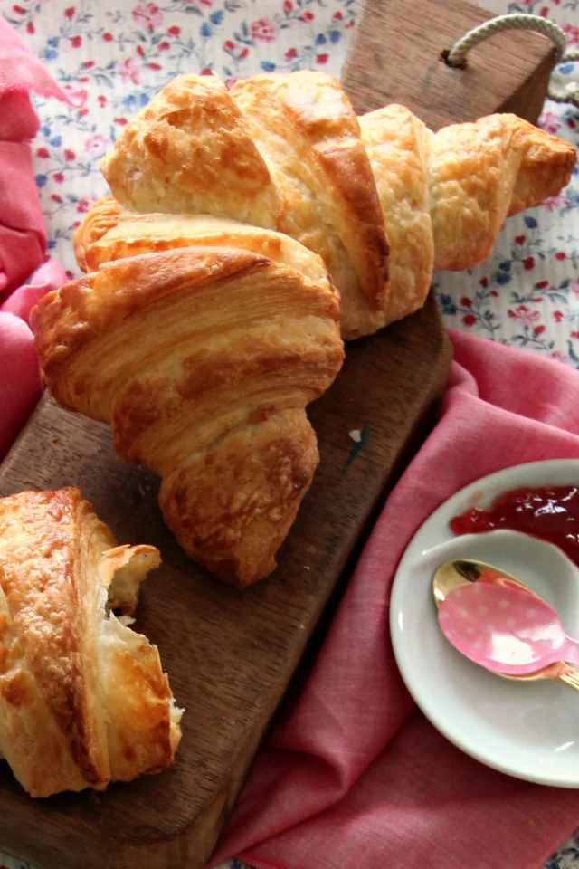 круассан, breakfast, еда, кофе, завтрак, сладкое, чашка