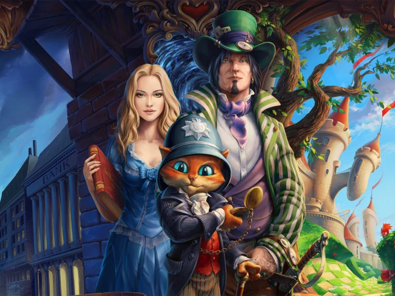 арт, сказка, герои, кот, зеркала альбиона, Mirrors of Albion, игра