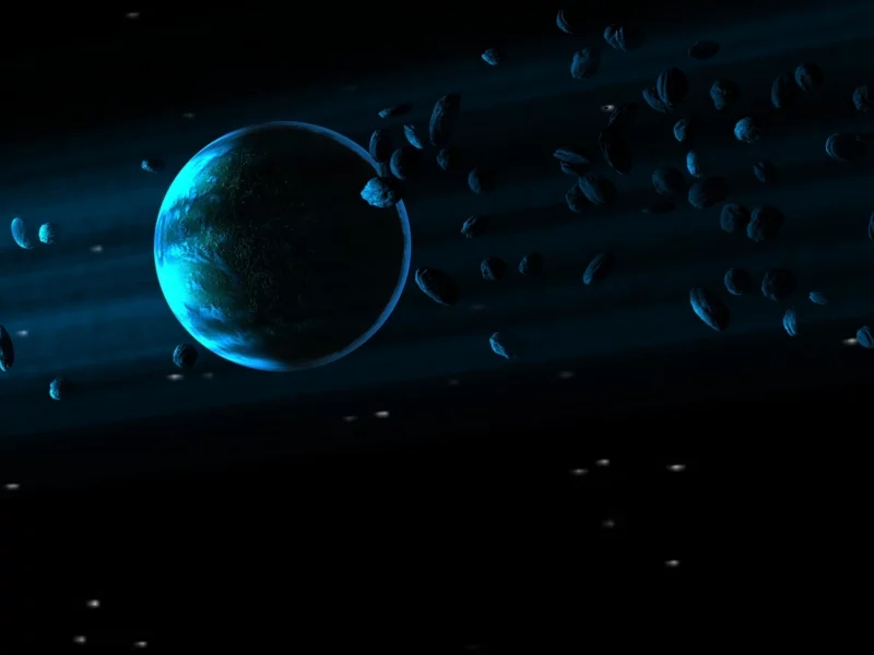 blue, planet, sci fi