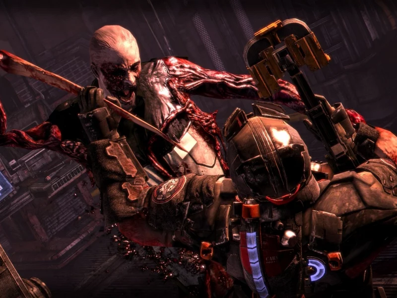 айзек кларк, схватка, dead space 3 , некроморф
