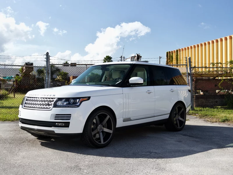 Land Rover, Range Rover, sport, white, джип, передок