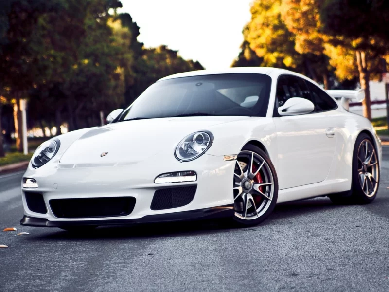gt3, белый, porsche, 911