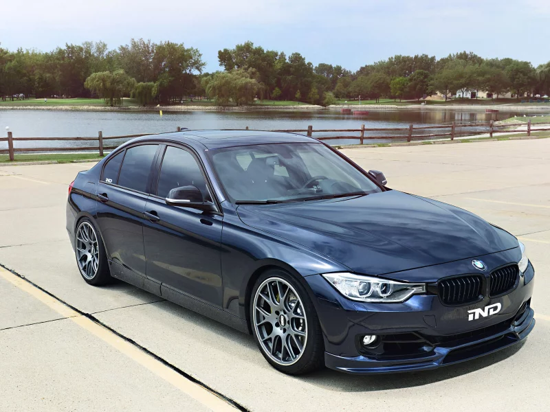 dark blue, bmw, f30, 3 series, tuning