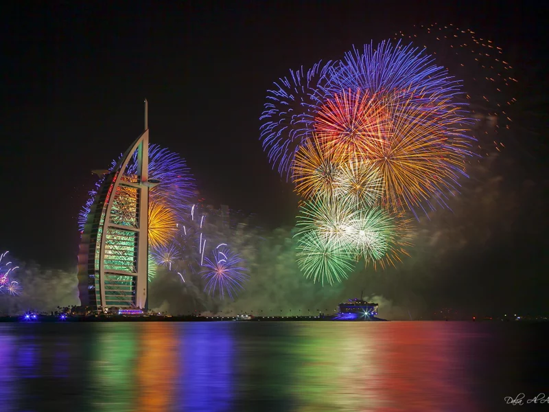 ночь, burj al arab, отель, оаэ, огни, дубаи, бурж аль-араб