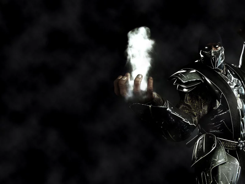 ниндзя, mortal kombat, дым, smoke
