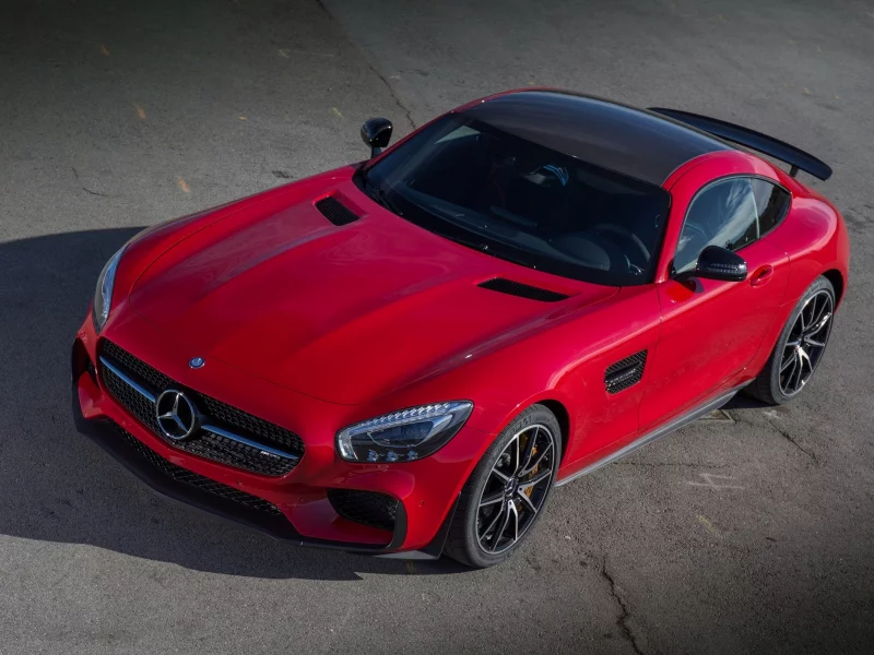 mercedes-benz, красный (2)