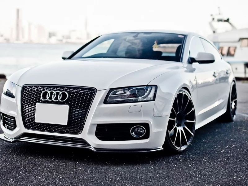 ауди, белая, передок, audi, a5, tuning, s5
