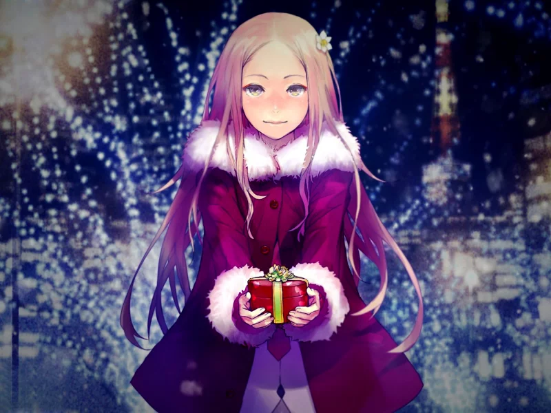 Guilty crown, Ома Мана, корона вины, подарок, рождество