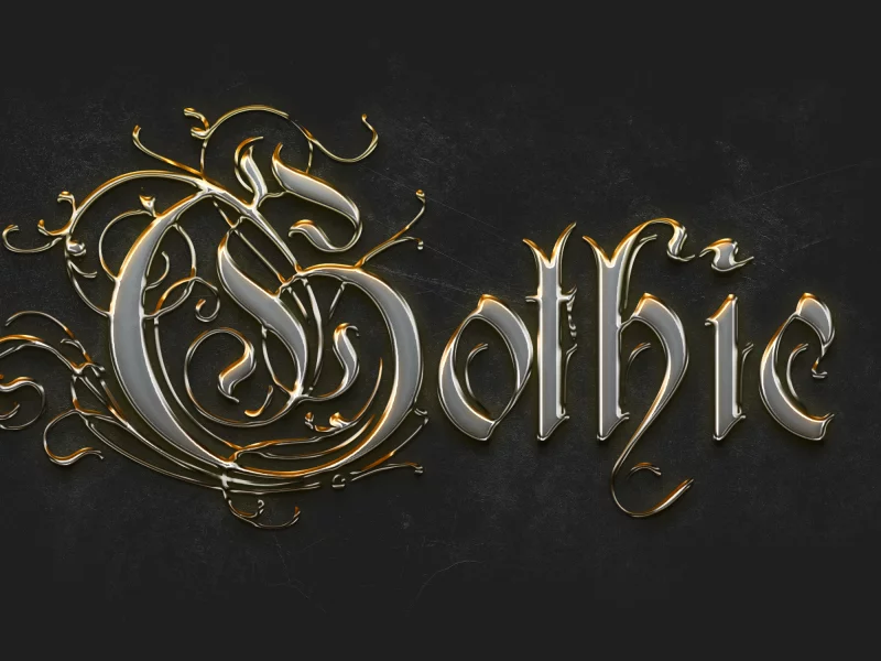 готика, золото, gothic