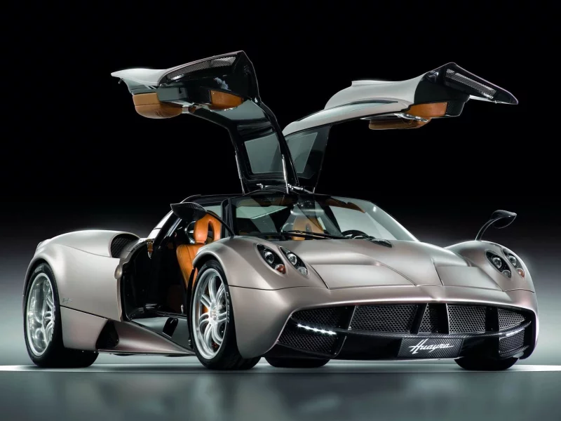 Pagani Huayra, металлик, спереди, сбоку