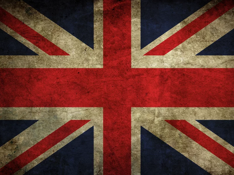 english, flag, vintage