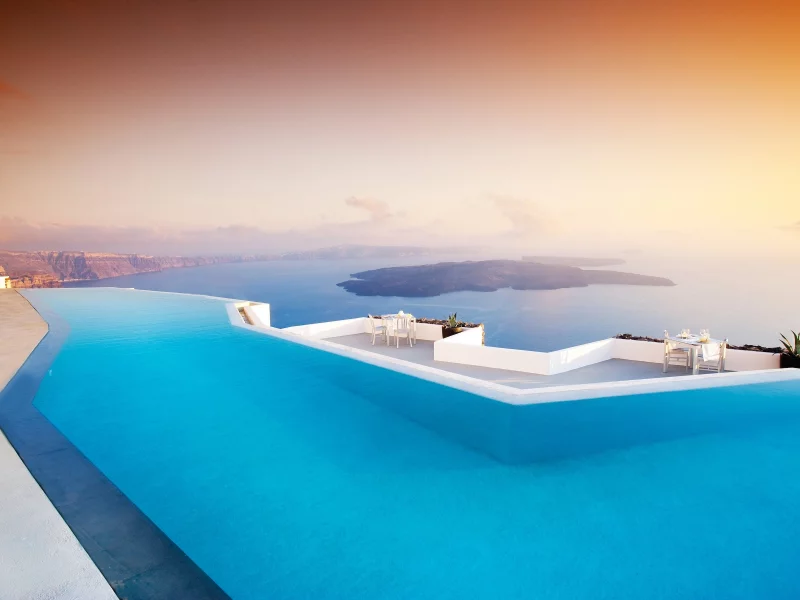 отель, санторини, pool, бассейн, santorini, греция, greece