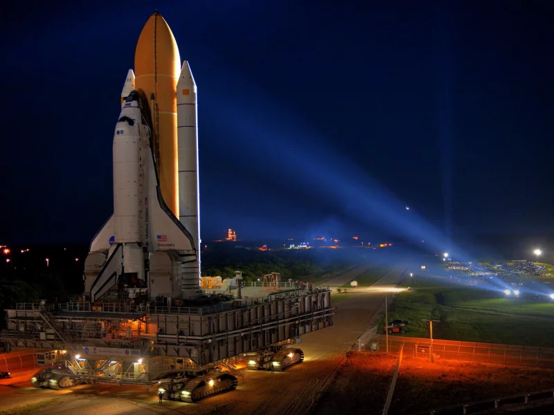 Дискавери, NASA, стартовая площадка, космический челнок