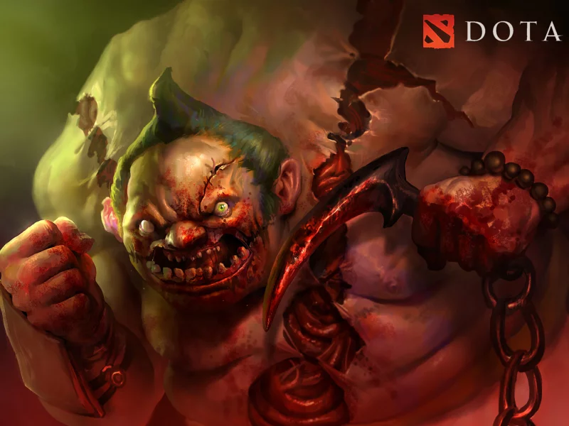 butcher, pudge, dota 2, пудж, мясник