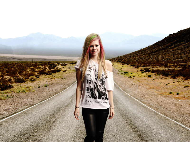 дорога, singer, avril lavigne, горы, девушка, певица, music, the long road