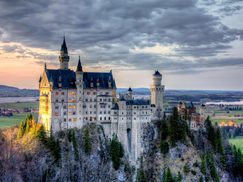 home of king ludwig, замок нойшванштайн, bavaria, germany, neuschwanstein castle