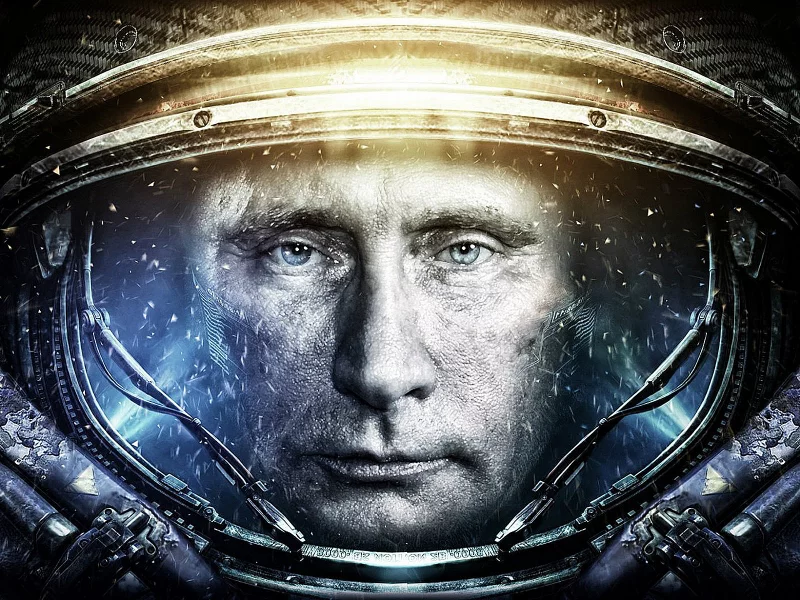 Космос, скафандр, человек, вежливый.