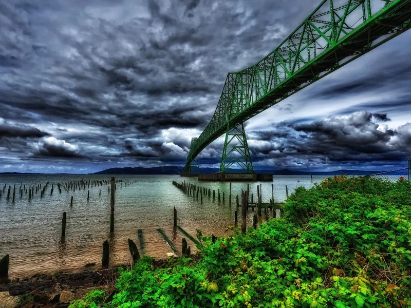 Astoria Bridge, Columbia River, Oregon