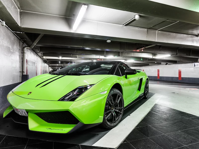 суперкар, spyder, lamborghini, lp570-4, салатовый, авто, performante, gallardo