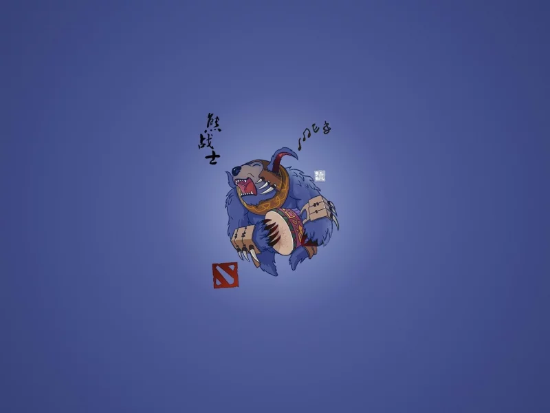 урса, веселье, dota 2, ursa, минимализм