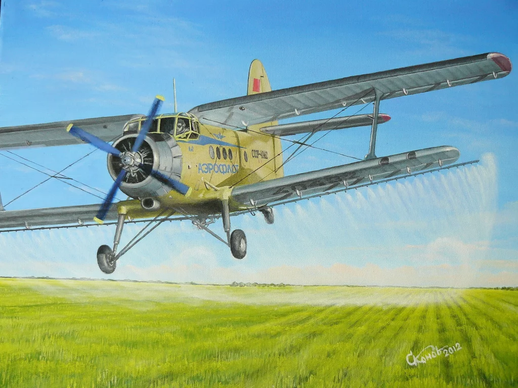 _кукурузник_, советский, лёгкий, арт, ан-2