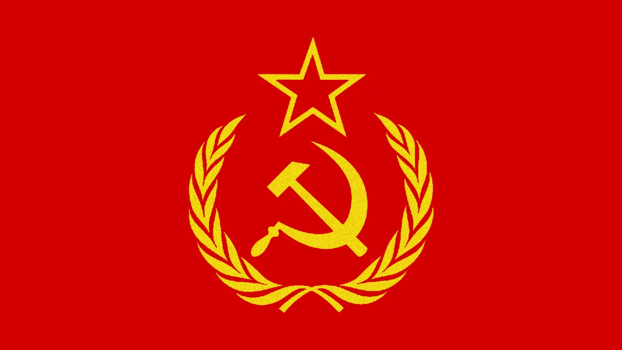 серп, звезда, эмблема, молот, флаг, колосья