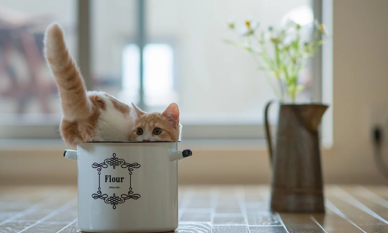 кастрюля, кот