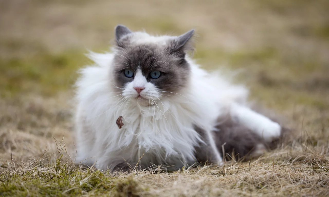 кошка, глаза, голубые, взгляд, задумчивость, размышление