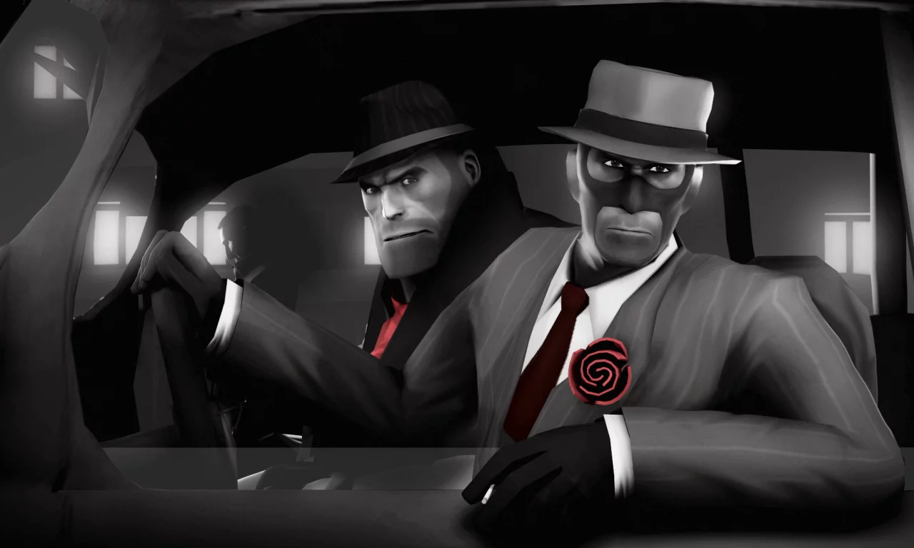 spy, шпион, noire, heavy, team fortress 2