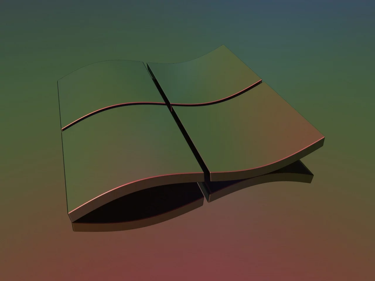 логотип, 3d, обои, компьютер, операционная система, windows
