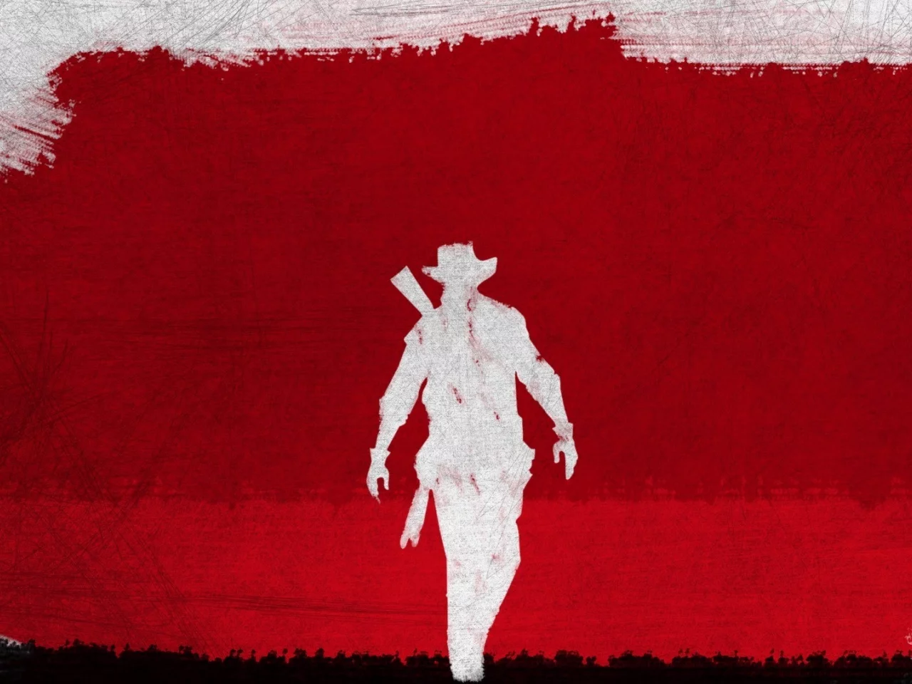 красно-белая картинка, джанго освобождённый, django-unchained