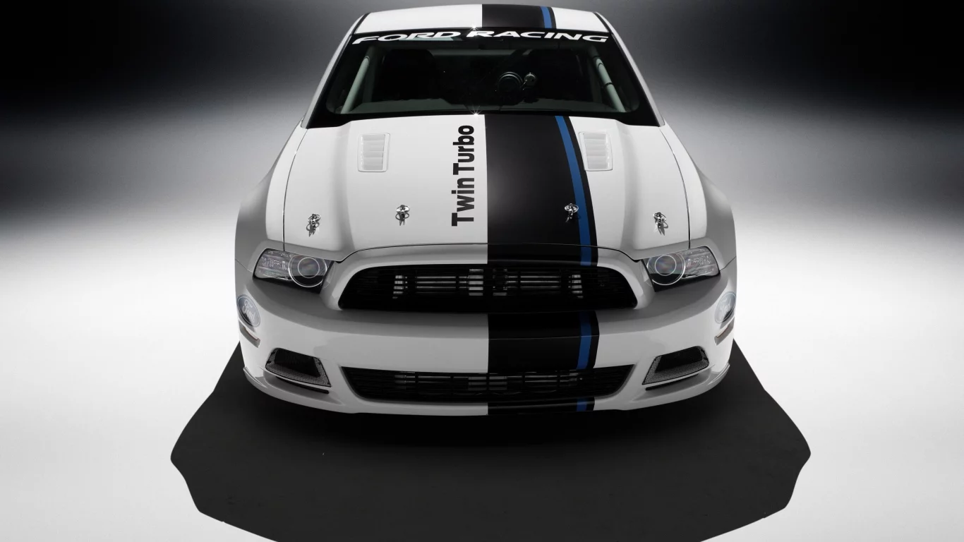 mustang, передок, белый, turbo, cobra, ford