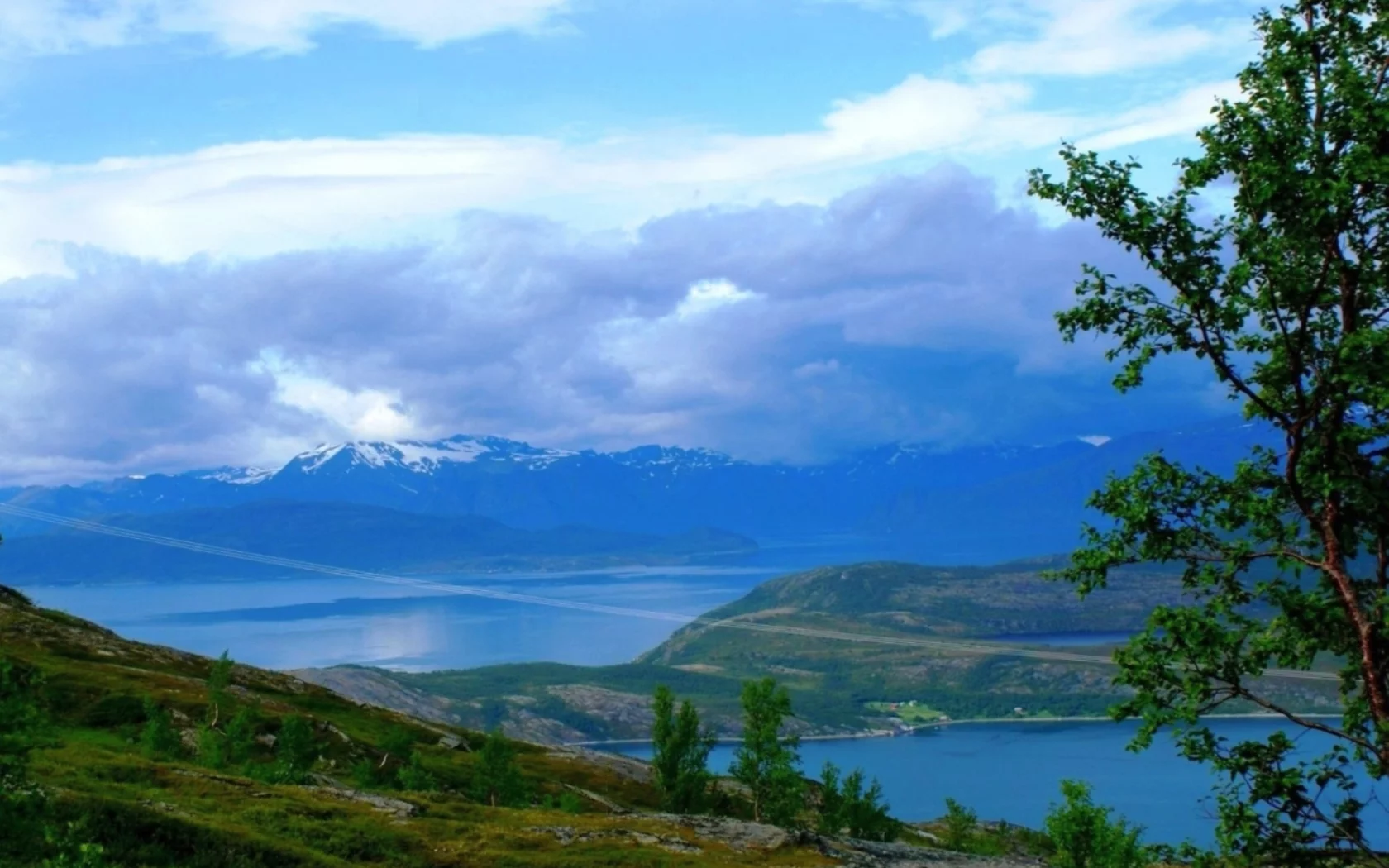 пейзаж, утренний