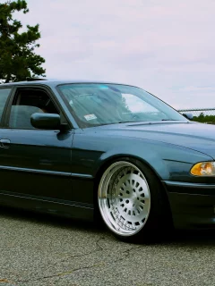 bumer, e38, бумер, тюнинг, семёрка, диски, bmw 740