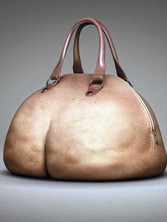 Фон, сумка, кожа, попа, креатив