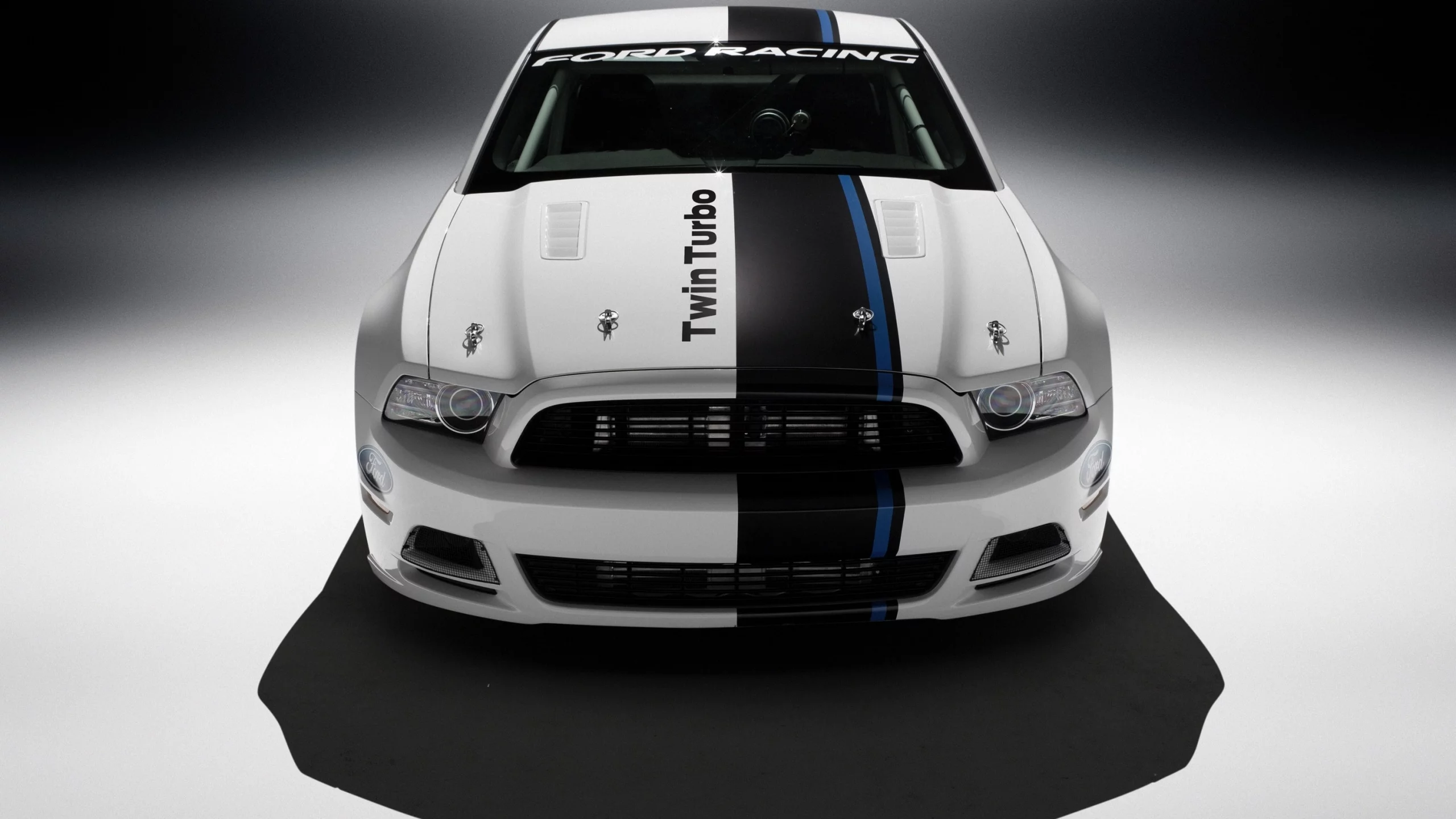 mustang, передок, белый, turbo, cobra, ford
