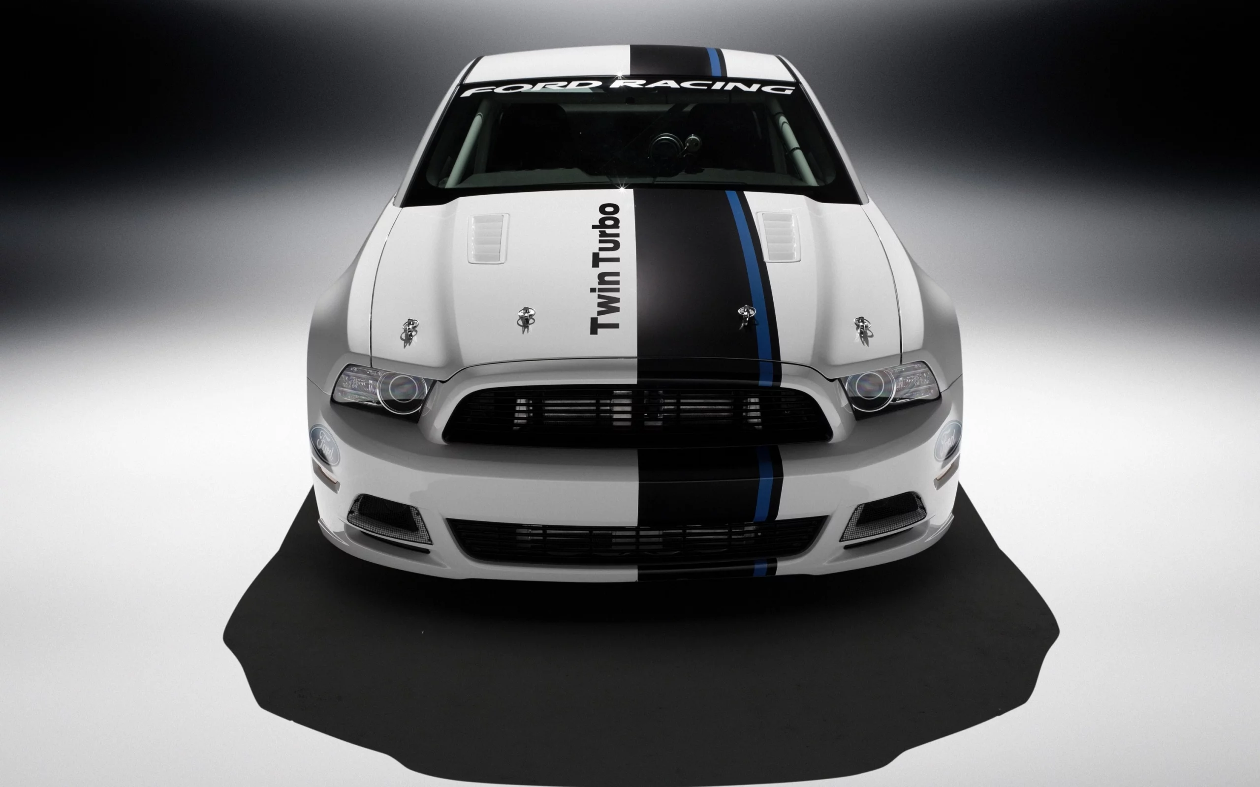 mustang, передок, белый, turbo, cobra, ford
