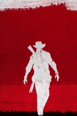 красно-белая картинка, джанго освобождённый, django-unchained
