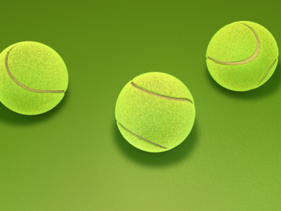 три, абстракция, tennis, 3d., зеленый, арт, теннис, фон, мяча