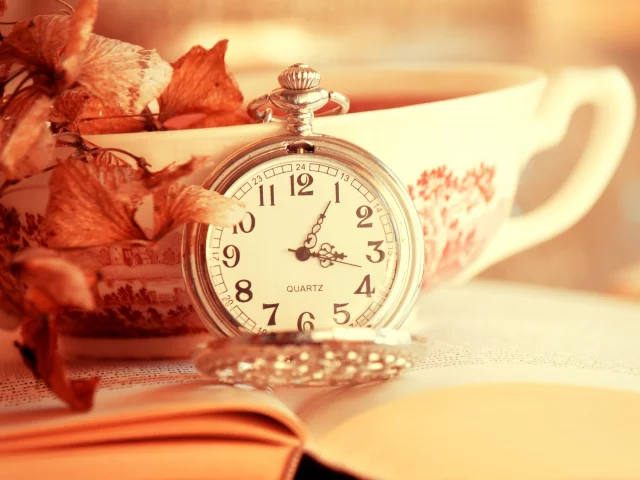 часы, dial, книга, leaves, clock, время, book, time, циферблат, cup