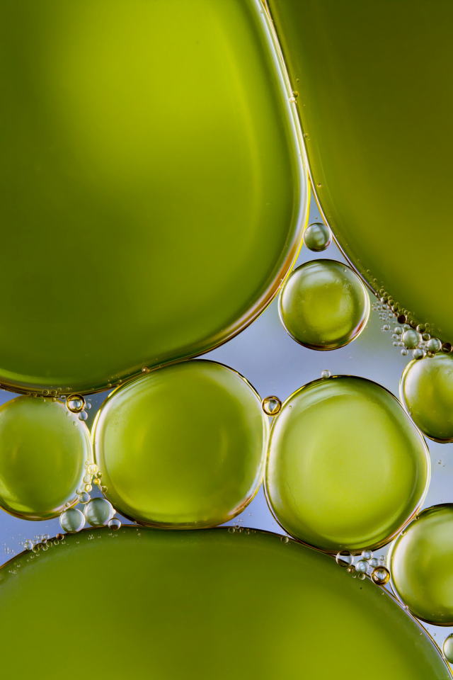 жемчужно-зеленые, пузыри, пузырики, вода