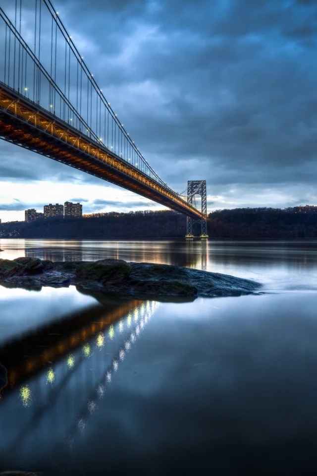 hudson river, manhattan, new jersey, george washington bridge