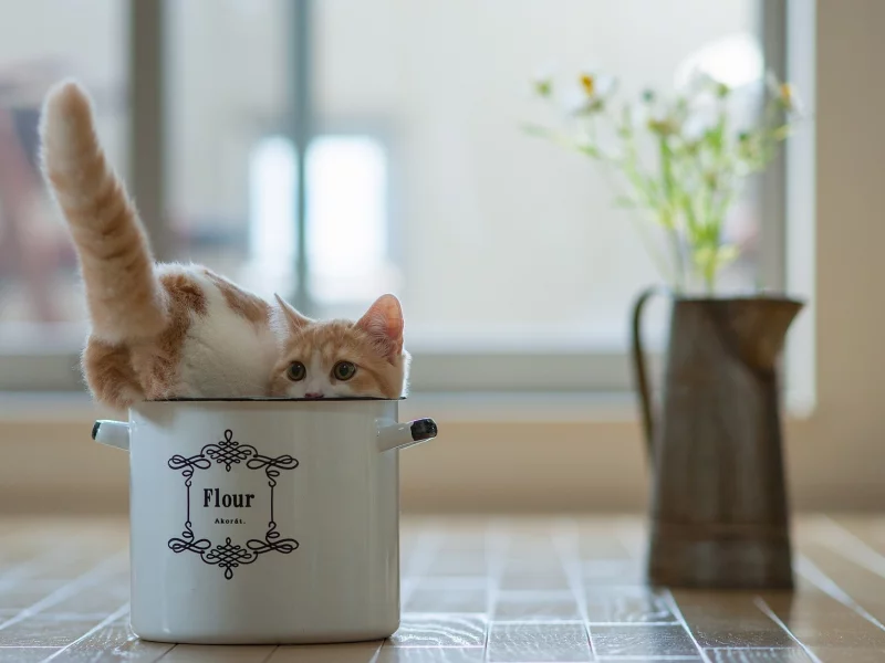 кастрюля, кот