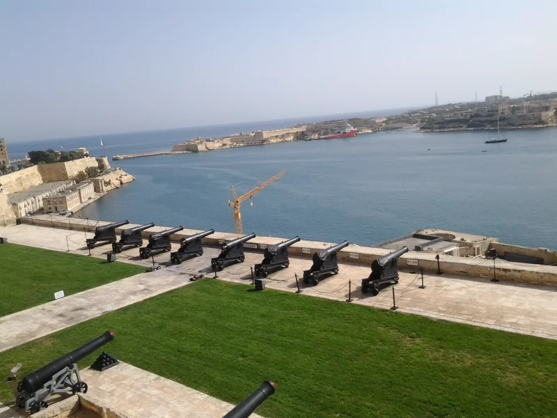 Мальта, Валлетта, Средиземное море, берег, море, небо