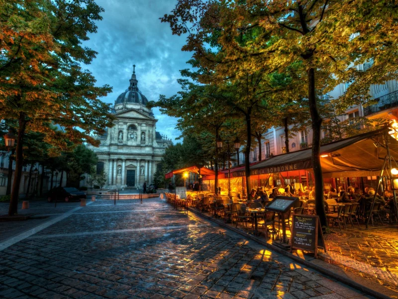 Сорбонна, Парижский университет, Латинский квартал, Париж, университет, Sorbonne, Quartier latin, Paris